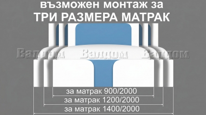 Детско обзавеждане Флокс, синьо