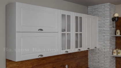 Кухня MDF бял мат 1