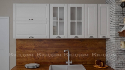 Кухня MDF бял мат 1
