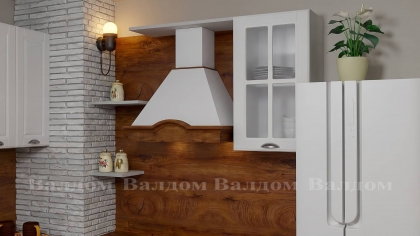 Кухня MDF бял мат 1