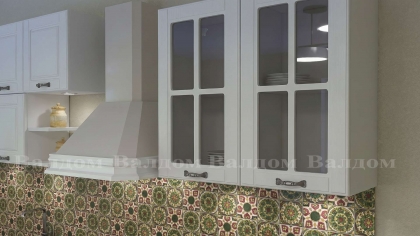 Кухня MDF бял мат 2